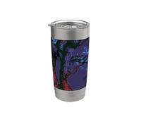 FORME DI VITA SCRITTE CON SIMBOLI GIAPPONESI. BITMAP Bicchiere termico in acciaio inox doppia parete