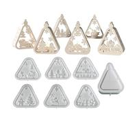 Forme du bougeoir | 7 pièces, facile à détacher | Moule de bougeoir de lanterne de Noël | Pour plâtre, résine époxy, adolescents, débutants, professionnels, salon, chambre