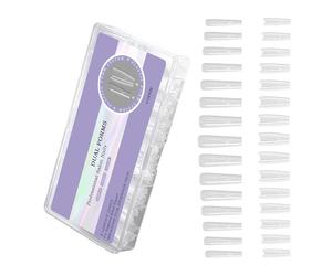 Forme estensione per unghie in gel trasparente 15 dimensioni per punte unghie acriliche senza soluzione continuità e applicazione senza sforzo Stampi per unghie in ABS