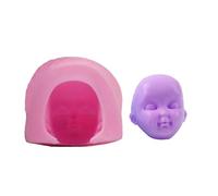 Forme facciali di per il del viso - Baby-base, Forme del bambino in silicone | Cindre forme in resina sintetica, forma fatta a mano, pentola di cottura per l