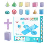 Forme Geometriche - Attività Pratiche di Matematica e Geometria per Bambini,Materiale Didattico per Asilo Scuola Primaria Bambini 3+ Anni