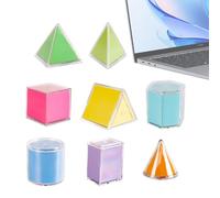 Forme Geometriche - Materiali Educativi Rimovibili 8 Pezzi per Scuola a Casa, Modello per Manipolativi Matematici - per Istruzione, Prescolare, Aula, Scuola di Casa e Giardino di l