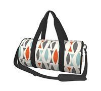 Forme geometriche moderne della metà del secolo Borse da viaggio da uomo Borsa sportiva da palestra Borsa da viaggio per il weekend da viaggio durante la notte