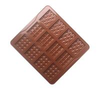 Forme In Silicone Per Cioccolato - Stampo Per Cioccolato Quadrato Con 12 Cavità - Stampo Per Cottura Fatto A Mano - Per Dolci, Caramelle, Biscotti, Gelatina, Per Feste, Vacanze E Riunioni