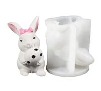 Forme In Silicone Per Pasqua,Attrezzo per Candele Fai Da Te - Stampo 3D Per Creta | Per Casa Fattoria Festa Di Primavera Sapone Fatto A Mano Resina Gesso Decorazione Torta