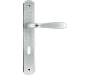 Forme Maniglia porta con Placca Q8/70 Materiale Lega colore Cromo Satinato - Goccia 8/70 C02