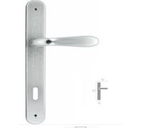 Forme Maniglia porta interna con Placca Moderno Cromo Satinato DISTANZA 90