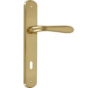 Forme Maniglia Porta interna con Placca Moderno Q8/90 Lega Oro Goccia 8/90 L01