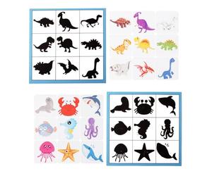 Forme matchmaking gioco: combinazione di 18,5 x 18 cm, ampiamente usato | Gioco di giocattoli di riconoscimento visivo della carta di legno con facilità, carta