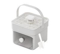 Forme per Ghiaccio,Stampo con Sgancio Facile, Manico e Coperchio - Strato Doppio Accessorio da Cucina per Whisky Caffè Tè Cocktail Casa Campeggio