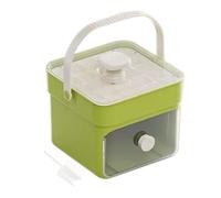 Forme per Ghiaccio | Stampo con Sgancio Facile, Manico e Coperchio | Strumento Doppio Strato A Pressione Riutilizzabile Per Cocktail e Bevande Casa Campeggio