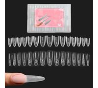 Forme Per Le Unghie Per Il Gel 240 Pezzi Trasparenti | Forme per Unghie Doppie Per L'uso Personale In Salon A Casa Per La Per La Bellezza Per La Manicure E Per Lo Styling