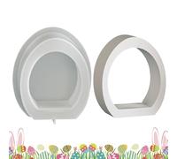 Forme per Resina di Pasqua,Forma per Colata a Sgancio Facile per le Festività - Per Colata Pasquale - Per Progetti Artistici In Gesso Argilla Decorazione Casa