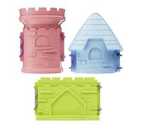 Forme per Sabbia | Set Giocattoli da Spiaggia per Castelli di Sabbia - 3 Pezzi Giochi Esterni Bambini Piccole Ragazze Ragazzi Estate Neve Compleanno Natale Viaggio Vacanze