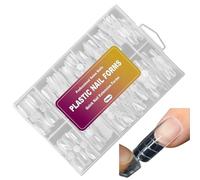 Forme per Unghie | 120 Pezzi Forme Doppie Per Ricostruzione Unghie | 12 Misure Riutilizzabili Trasparenti Stampini Per Design Manicure,Design Per Salone Beauty Casa