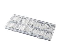 Forme per unghie acriliche, 240 pezzi, trasparenti, a pressione, per , copertura completa, per donne, costruttori acrilici, , , bellezza, cura personale, casa, salone