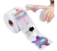 Forme per unghie in gel 300 pezzi adesivi guide riutilizzabili a forte