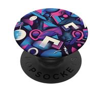 Forme sfumate retrò anni '80 '90 stile futuristico Memphis PopSockets PopGrip Adesivo