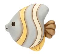 Formella 3D Pesce a Strisce Piccola Ceramica Collezione Mare da Amare 11,1 x