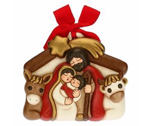 Formella Thun sacra famiglia presepe