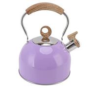 Formello piano cognello Top per piano cottura 2,5 litri fischiati bollitore in acciaio inossidabile con manico che impedisce il calore per la maniglia per la stufa a gusto per caffettiere per