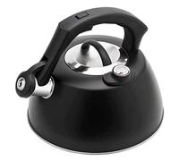 Formello piano cognello Top Top Whistling Tea bollitore con termometro 304 in acciaio inossidabile da pentola per tè per tè per tè per tè per la birra Teakettle di fischio (2.5L)