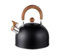 Formello Top-Stove Top Top Teatle Whistling Tea per bolli da tè in acciaio inossidabile da piano cottura con manico ergonomico fischiatore di fissaggio Teakettle