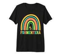 Formentera Rainbow Ibiza Spagna Maglietta Premium