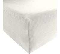 Formesse Bella Donna - Lenzuolo elasticizzato in jersey bianco, misura 120 x 190-130 x 220 cm