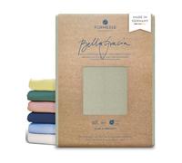 Formesse Lenzuolo con angoli elasticizzati Bella Gracia, 180 x 190 - 200 x 220 cm - colore grigio verde