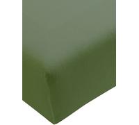 FORMESSE Lenzuolo con angoli in jersey Bella Donna 140/200 cm - 160/220 cm (Oliva) oliva