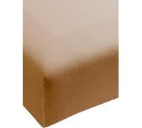 FORMESSE Lenzuolo con angoli in jersey Bella Donna 180/200 cm - 200/220 cm (Champignon) beige