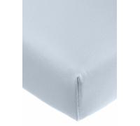 FORMESSE Lenzuolo con angoli in jersey Bella Donna 90/190 cm - 100/220 cm (Celeste) azzurro