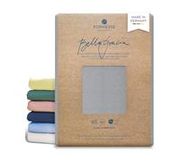 Formesse, lenzuolo con angoli in jersey, modello Bella Gracia, Grau, 140x200 - 160x220 cm