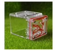 formicaio, Nido di formicaio Castello in acrilico trasparente Fattoria Villa Casa Laboratorio Unico Fatto a mano Formicaio(Rosso)