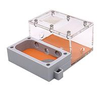 Formicario per formiche, Formica acrilica 3D. Con mangime. Area, torre dell'acqua e scatola espositiva, 9x11x5,2 cm(B)