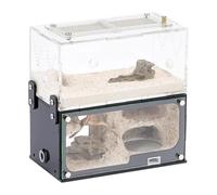 Formicario per formiche, Formicaio in acrilico trasparente espandibile con torre dell'acqua e porte di osservazione da 15 cm