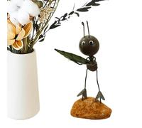 Formiche metalliche | Carine sculture da parete all'aperto di formiche | Statua per esterni ed interni, decorazione capricciosa del giardino, figura di formica in acciaio, ornamento per frigorifero