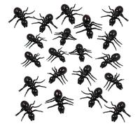 Formiche Realistiche Giocattoli Figure di Insetti Insetti in Plastica per Bambini Insetti in Plastica Spaventare Le Formiche Giocattoli Nero 20PCS