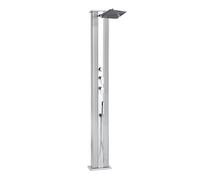 FORMIDRA Dada Straight Hybriddusche Doccia Solare 40L IN Alluminio Doccia