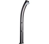 FORMIDRA Doccia Solare 30L Salto Alluminio da Giardino Doccia-Piscina Black-E