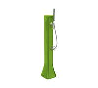 Formidra - Doccia Solare Happy Go 23L - DS-HG142VE - Doccia Solare Esterna in polietilene HD con doccetta Rimovibile, Miscelatore e risciacquo Piedi - Compatto e Funzionale - Verde - 26 x 29 x 120 cm