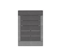 FORMIDRA Freshura - DS -Base -Gr - Cailbotis per Doccia Esterna - Colore Grigio Scuro - UV resiste, Temperatura da - 30 ° C a + 70 ° C, Acqua e muffe e termiti