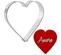 Formina per Biscotti Stampo a forma di cuore extra grande 12,7 cm, Prodotto negli Stati Uniti da Ann Clark