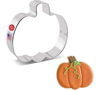 Formina per Biscotti Stampo a forma di Halloween zucca Jack-o’-lantern 10 cm, Prodotto negli Stati Uniti da Ann Clark