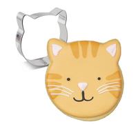 Formina per Biscotti Stampo a forma di testa di gatto 9,5 cm, Prodotto negli Stati Uniti da Ann Clark