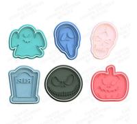Formina tagliabiscottidi Halloween set di cookie cutter horror