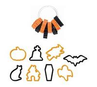 Formine biscotti 8 pz forme Halloween DELICIA Colori assortiti 630907