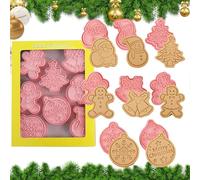 Formine Biscotti,Stampi Biscotti Natale,Tagliabiscotti Natalizi Set,Formine per Natalein Plastica 3D,Formine per Biscotti Natale,Stampini biscotti natale,Stampini biscotti,Christmas Cookie Cutter