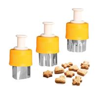 Formine Per Biscotti Per Bambini - Set Di Strumenti Per Modelli Compatti Formine | Applicazione Artistica Per Snack Giocosi, Idea Di Design Per Spezzare Il Pane, Utile Alla Frutta, Funzione